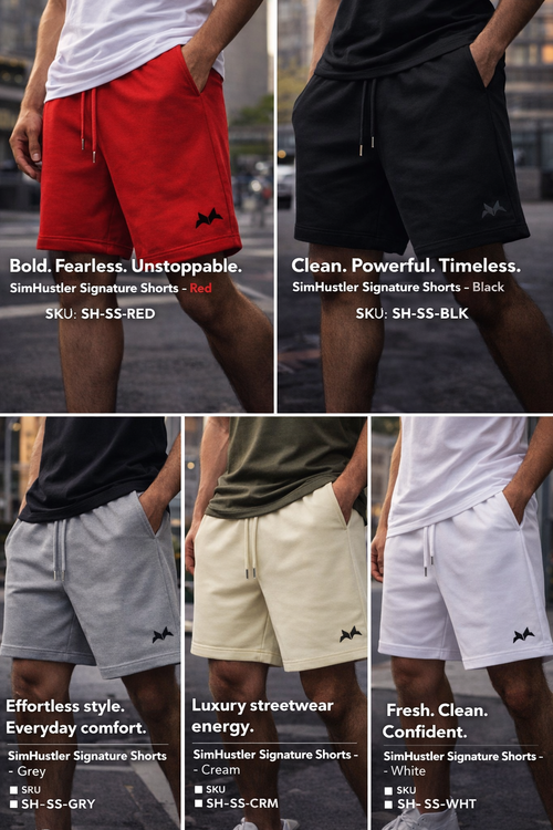 SimHustler Performance Fleece Shorts