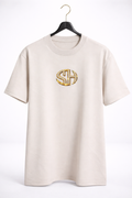 SimHustler Signature Tee – Cream Gold Edition